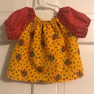 Peasant on/off shoulder top.